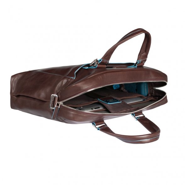 Сумка для ноутбука Piquadro Blue Square, красно-коричневая 