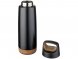 Спортивная медная бутылка с вакуумной изоляцией Valhalla объемом 600 мл, черный (Р) 
