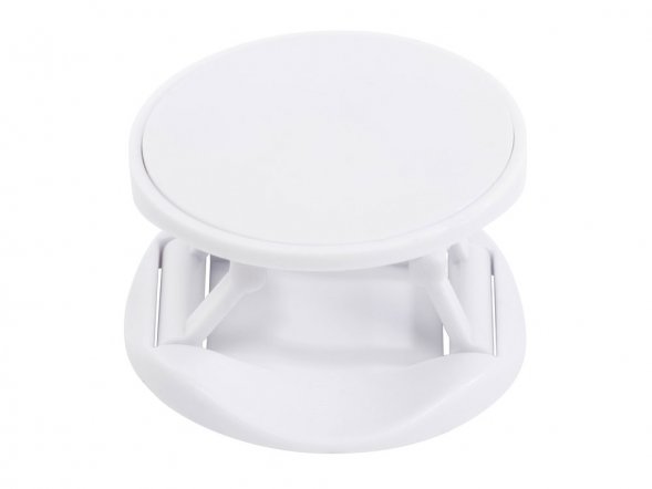 Держатель для телефона с отверстием для пальца Pop Flex, белый 