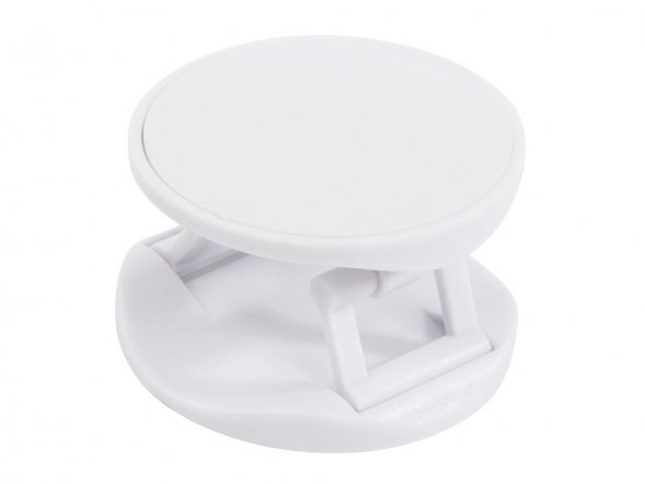 Держатель для телефона с отверстием для пальца Pop Flex, белый 