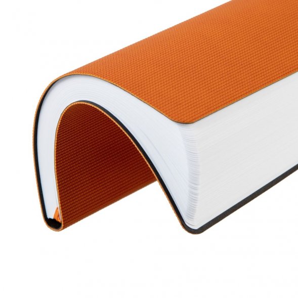 Ежедневник Knit, недатированный, оранжевый 