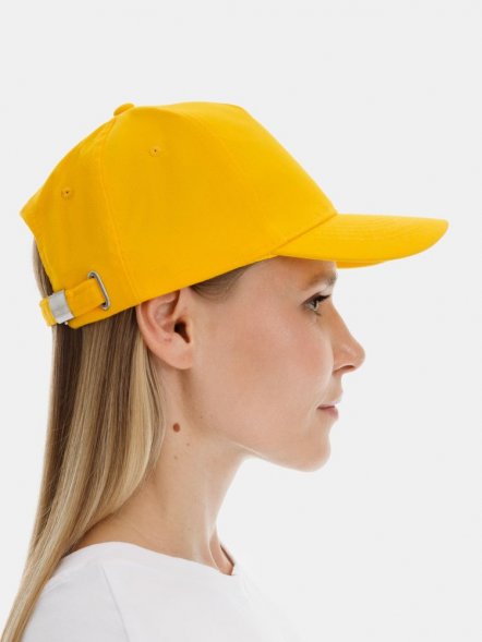 Бейсболка Long Beach, желтая 
