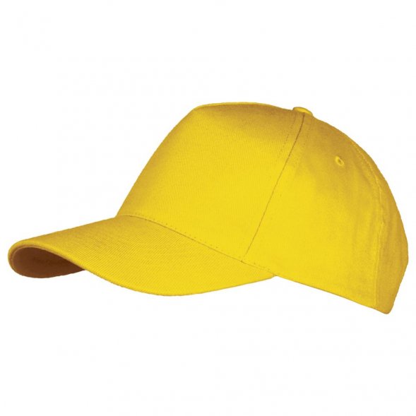 Бейсболка Long Beach, желтая 