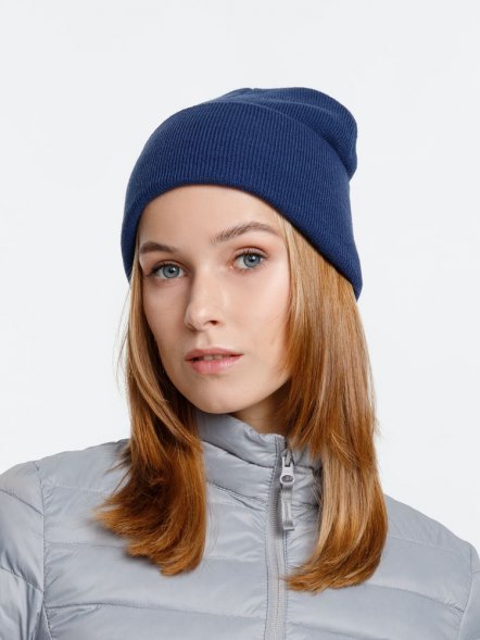Шапка Urban Flow, темно-синий меланж 