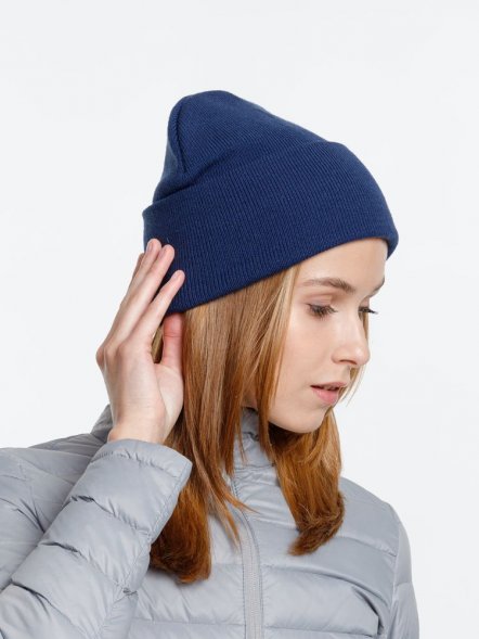 Шапка Urban Flow, темно-синий меланж 