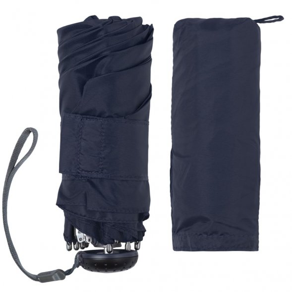 Зонт складной 811 X1, темно-синий 