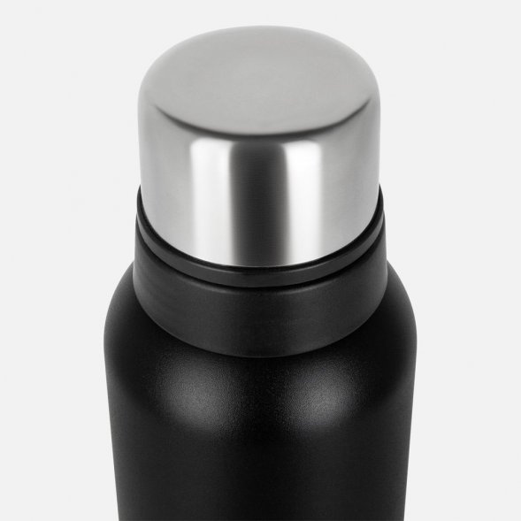 Термос Relaxika 1600 со стикерпаком, черный 