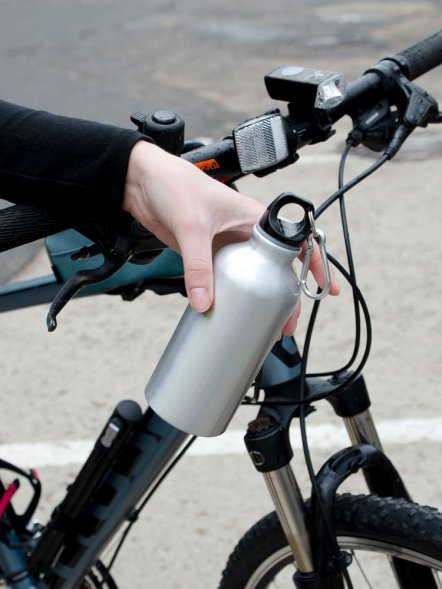 Бутылка для спорта Re-Source, серебристая 