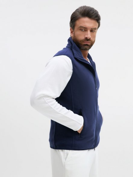 Жилет флисовый унисекс Ben Mac, темно-синий 