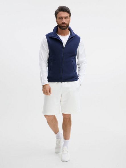 Жилет флисовый унисекс Ben Mac, темно-синий 