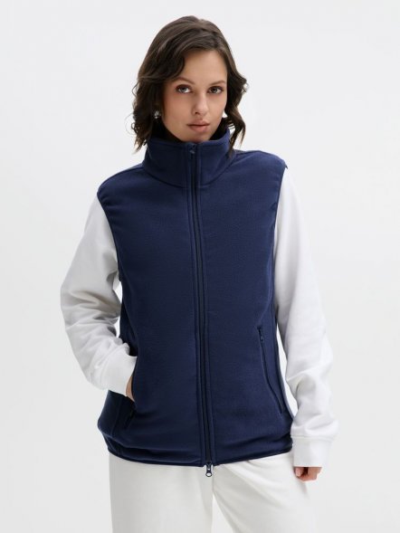 Жилет флисовый унисекс Ben Mac, темно-синий 