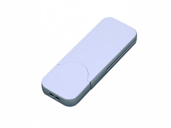 USB-флешка на 4 Гб в стиле I-phone, прямоугольнй формы, белый 