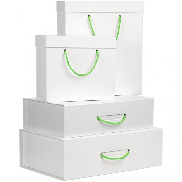 Ручка Corda для коробки M, ярко-зеленая (салатовая) 