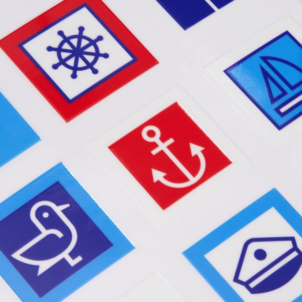 Стикерпак UV-DTF Industry, море 