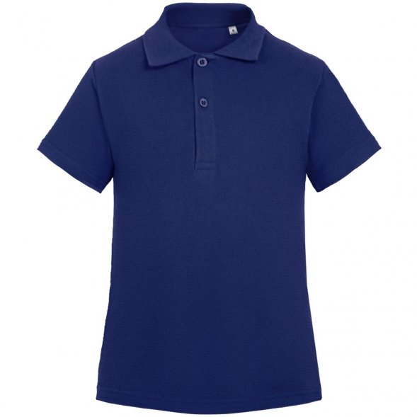 Рубашка поло детская Virma Kids, темно-синяя 