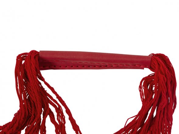 Авоська Dream М old style 15 литров с кожаными ручками, красный (1) 