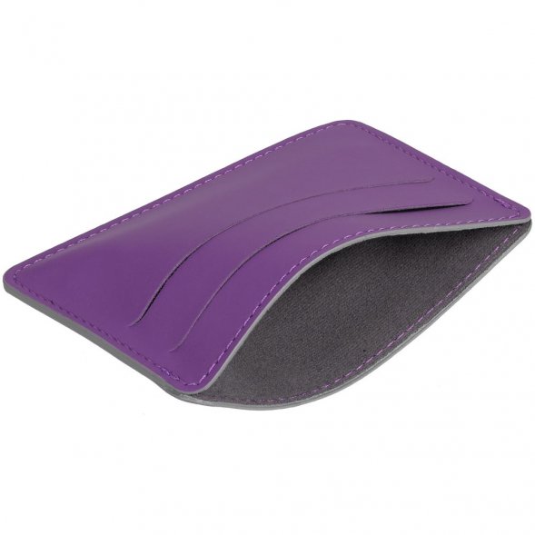 Чехол для карточек Shall Simple, фиолетовый 