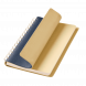 Ежедневник Vista недатированный, синий/бежевый 