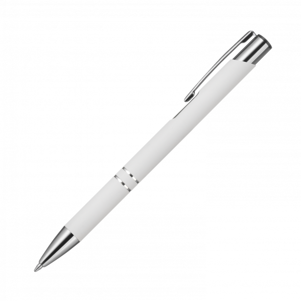Шариковая ручка Alpha, белая 