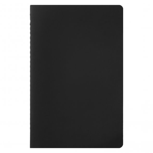Блокнот Alpha slim, черный 