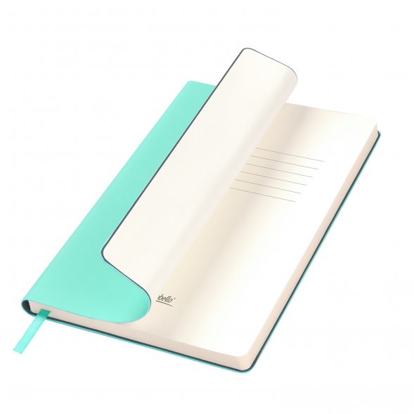 Ежедневник Spark недатированный, мятный (без упаковки, без стикера, с серой подложкой) 