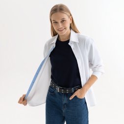 Футболка унисекс KRIS, 100% хлопок, 150 гр., темно-синяя