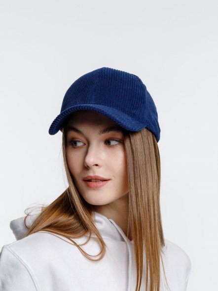 Бейсболка Soft Core, темно-синяя 