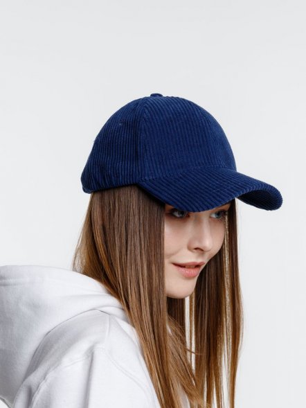 Бейсболка Soft Core, темно-синяя 