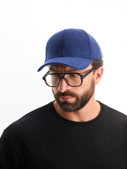 Бейсболка Soft Core, темно-синяя 