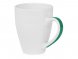 Кружка Good Day 320мл, белый/зеленый 