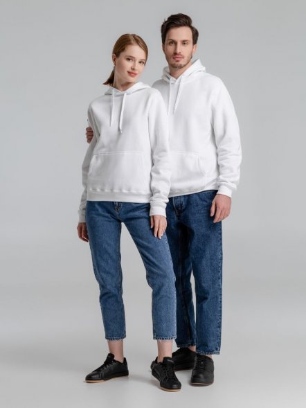 Толстовка с капюшоном Slam 320, белая 