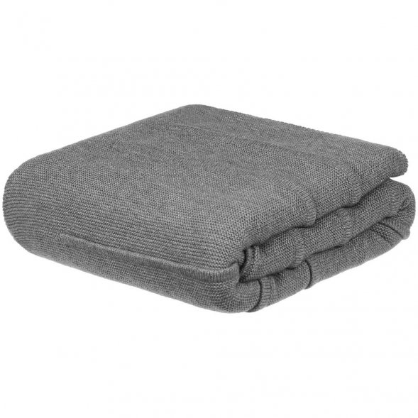 Плед Nessona Alpaca, серый (кварцевый меланж) 