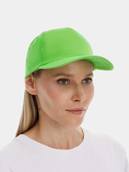 Бейсболка Long Beach, зеленое яблоко 