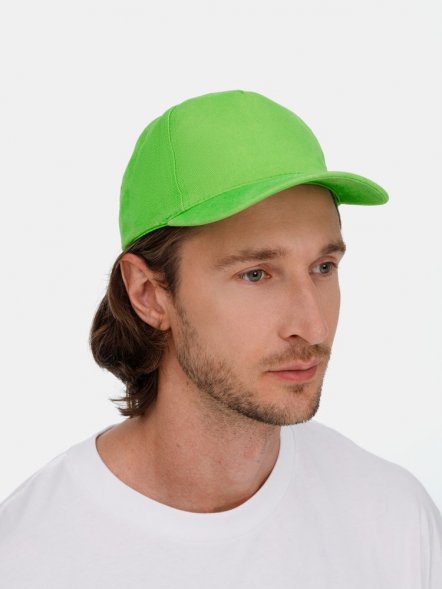 Бейсболка Long Beach, зеленое яблоко 
