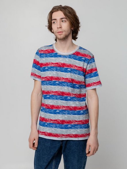 Футболка мужская Rayet двусторонняя, красная с синим 