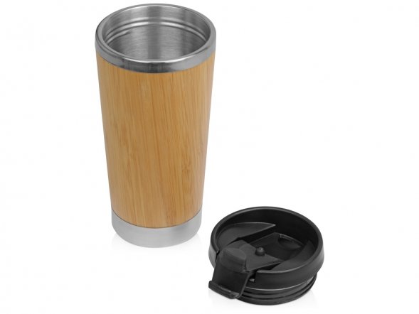 Термокружка Stem с бамбуковым корпусом 