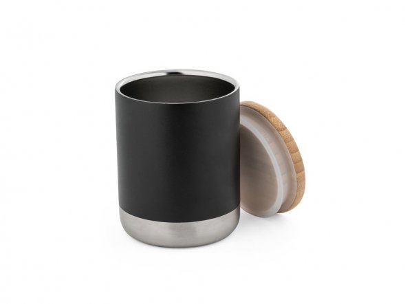 NORRE TUMBLER. Чашка из нержавеющей стали, черный 