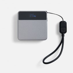 Внешний аккумулятор с беспроводной зарядкой Aura Power 5000 мАч, серый