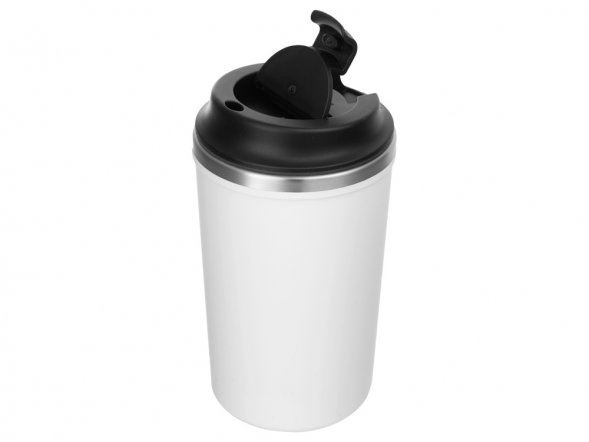 Герметичная термокружка на присоске Kick, 350 мл, белый 