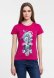 Футболка женская Beauty Sleep, ярко-розовая (фуксия) 