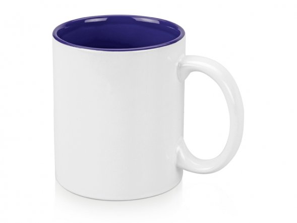 Кружка Gain 320мл, белый/синий 