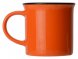 Кружка Countryside S с черным ободком, белая внутри, цветная снаружи, оранжевый 