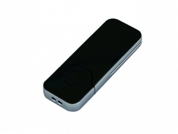 USB-флешка на 4 Гб в стиле I-phone, прямоугольнй формы, черный 