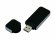 USB-флешка на 4 Гб в стиле I-phone, прямоугольнй формы, черный 
