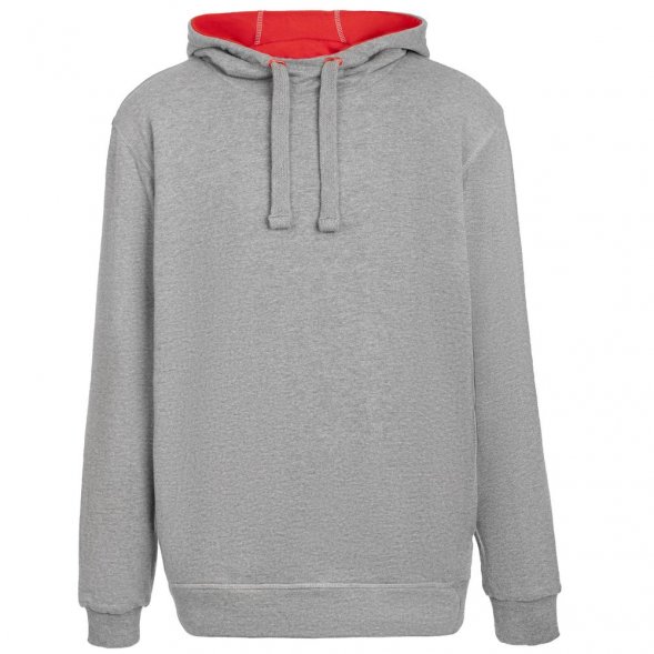 Двусторонняя толстовка Revers, серая с красным 