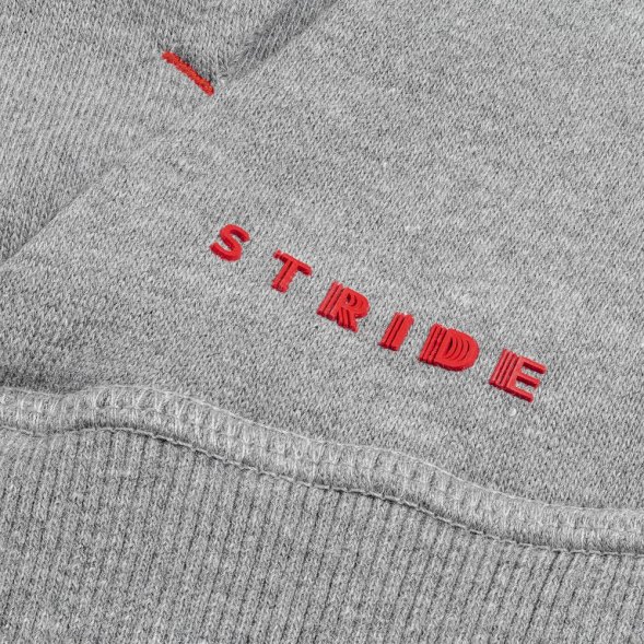 Двусторонняя толстовка Revers, серая с красным 