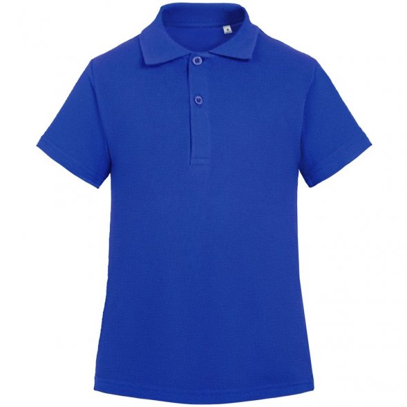 Рубашка поло детская Virma Kids, ярко-синяя 