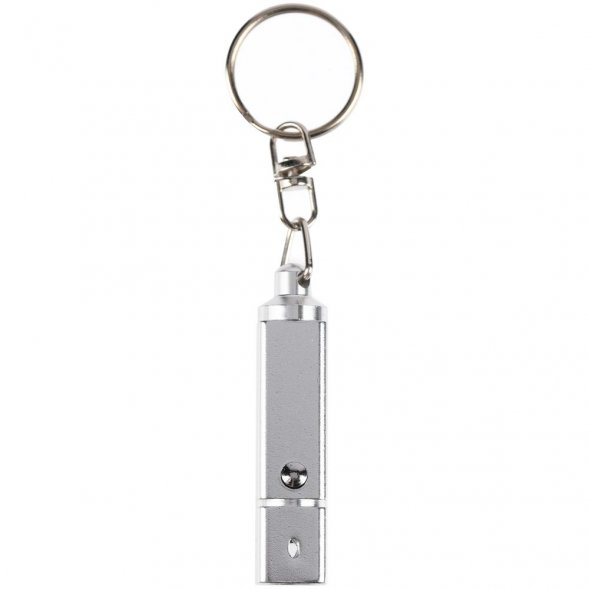 Брелок с фонариком Lumitronic, металлик 