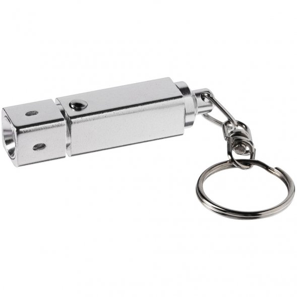 Брелок с фонариком Lumitronic, металлик 