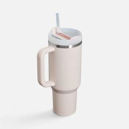 Термокружка Quencher H2.0 1180 с трубочкой, розовая